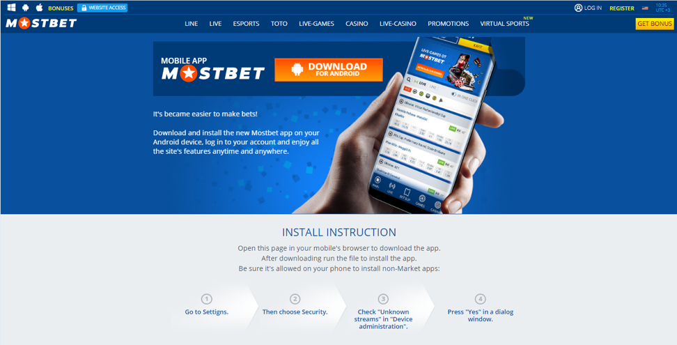 mostbet app